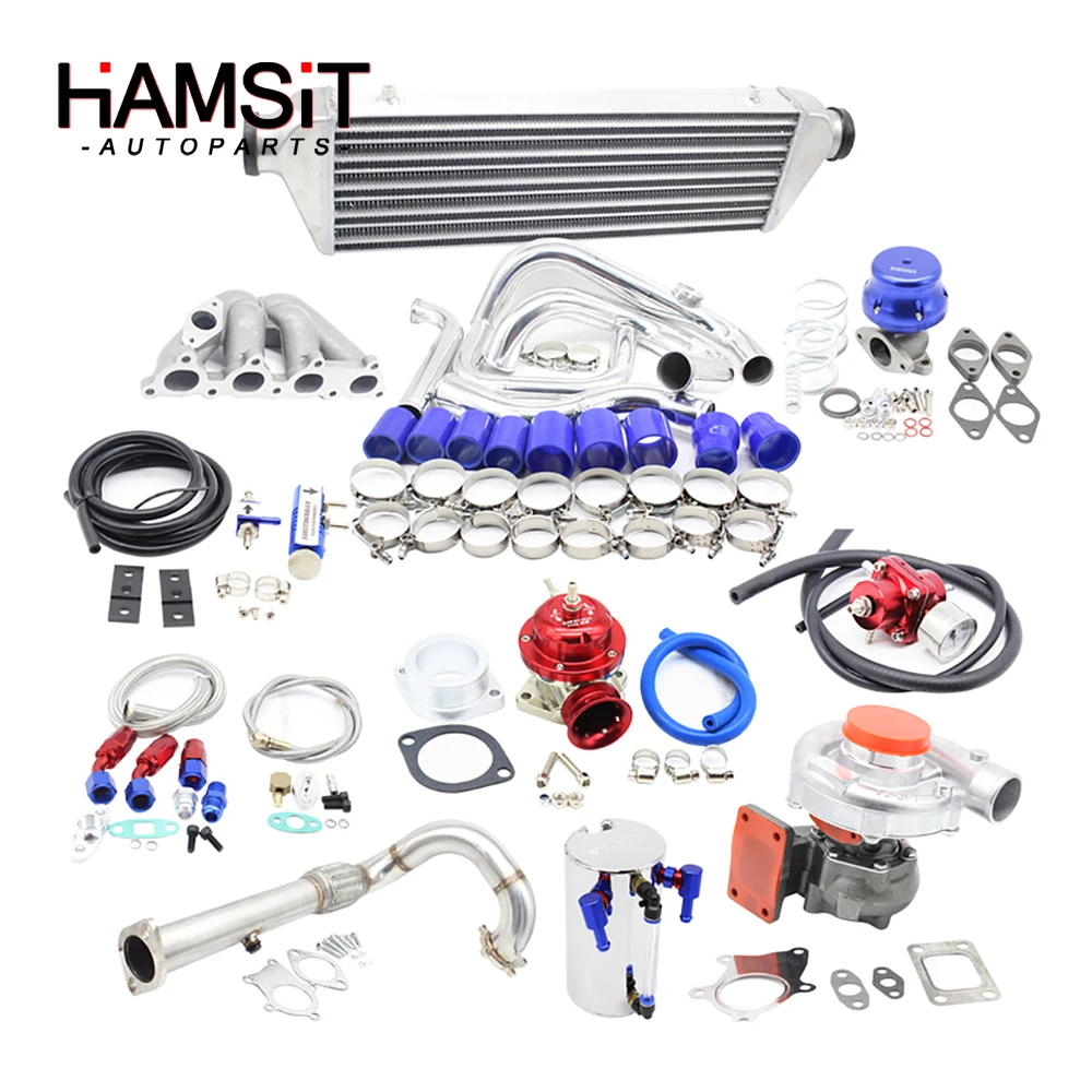 Hamsit Turbo Kits For Honda Civic Crx Del Sol Dseries Dx/lx Ex/si 1.6l