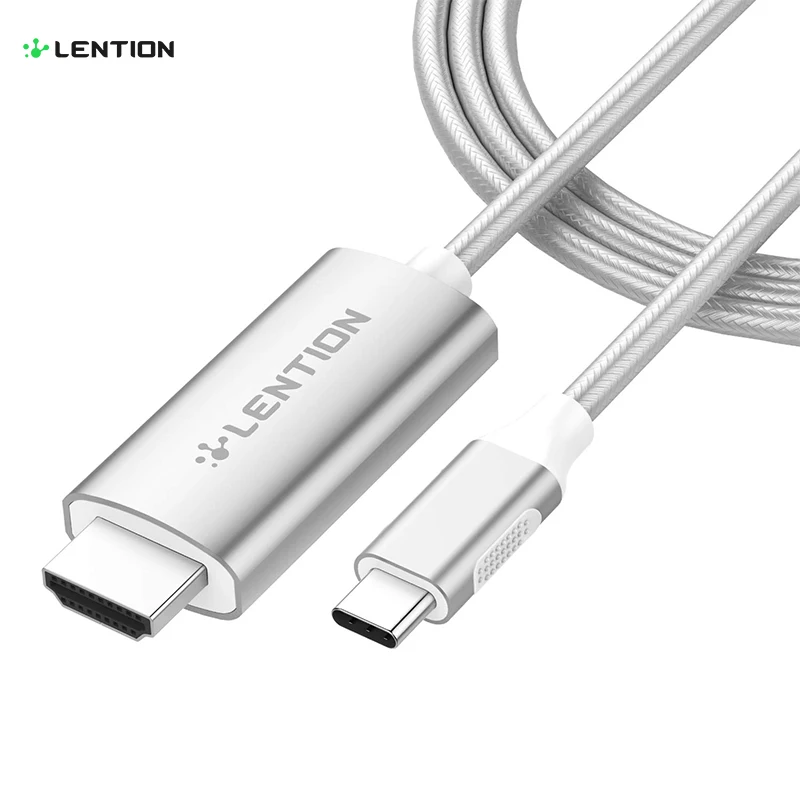 

1.8M USB C to HDMI 2.0 Cable Adapter (4K/60Hz) for MacBook Pro (Thunderbolt 3), New iPad Pro , Mac Air, Samsung S10/S9/S8/Plus