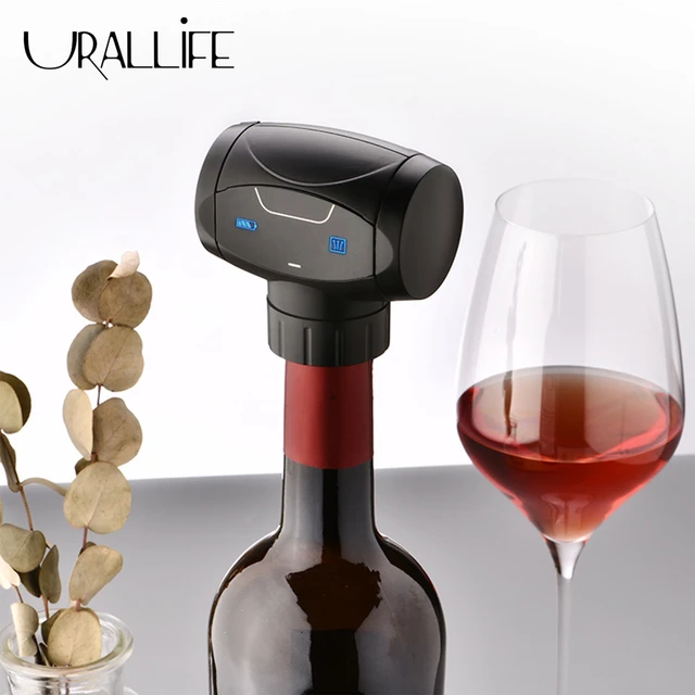 Urallife – Bouchon De Vin Électrique Intelligent, Économiseur Automatique  De Conservation Sous Vide, Bouchon De Liège Scellé, Outil De Bar Portable -  AliExpress