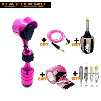 

Itattoo4u Professional Rotary Tattoo Gun Carved CNC Strong Motor RCA Connector Tattoo Machine for Shader Liner swiss motor