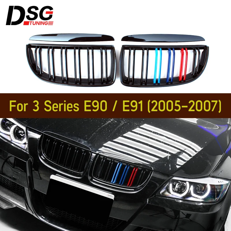 Решетка радиатора переднего бампера для BMW 3 серии E90 E91 Pre LCI 2005 2007 ABS Racing|Гоночные