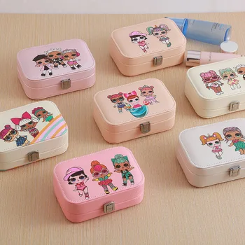 

LOL Surprise Doll Jewellery Box Watch Necklace Earrings Ring Box Simple Exquisite Box Jewelry Cute Girl Storage Box