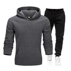 Ensemble de survêtement 2 pièces pour homme et femme, livraison gratuite, sweat à capuche surdimensionné, Streetwear, à la mode 