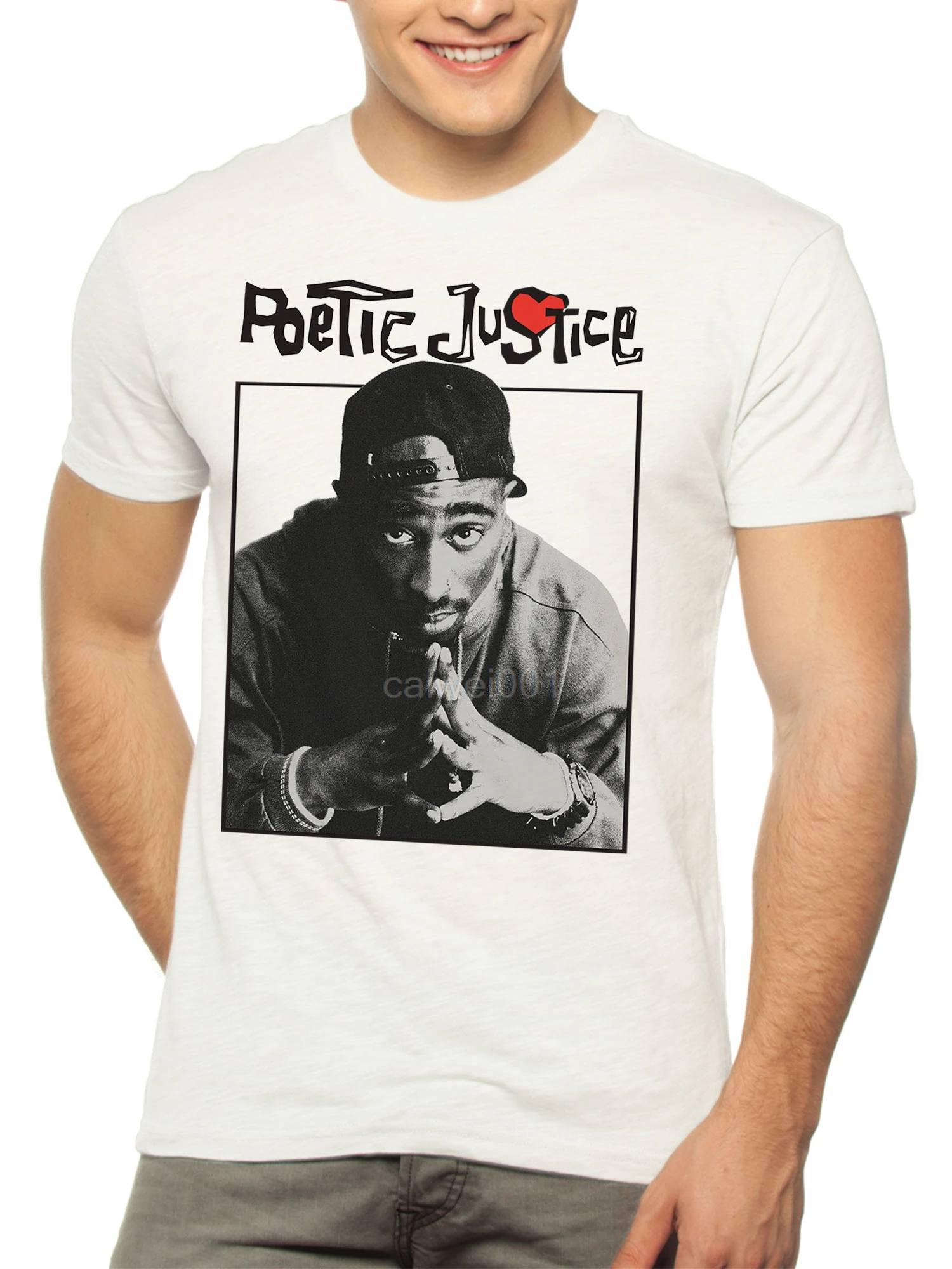 

Poetic Justice Men's Graphic T Shirt Icon Emoji Fashion Design T Shirt