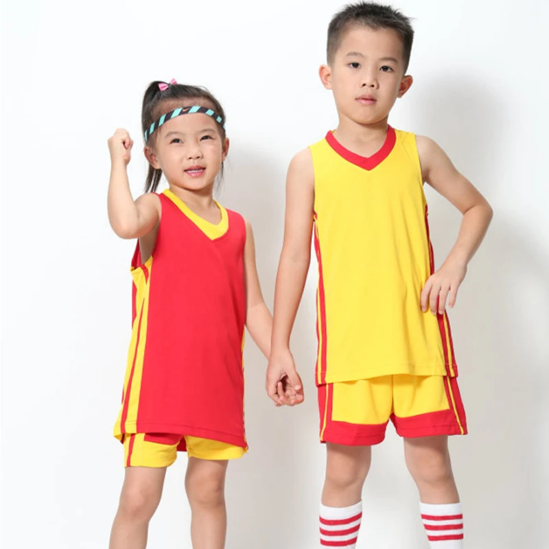 Баскетбольные майки для мальчиков и детей, комплекты униформы, детская спортивная одежда, дышащие Молодежные спортивные майки для бега, рубашки и шорты