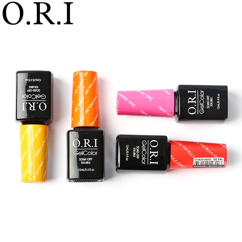 O.R.I, 12 мл, Гель-лак для ногтей, светодиодный, УФ-гель для ногтей, замочить от ногтей, маникюрный Гель-лак, гибридный гвоздь, Гель-лак, Полупостоянный Гель-лак