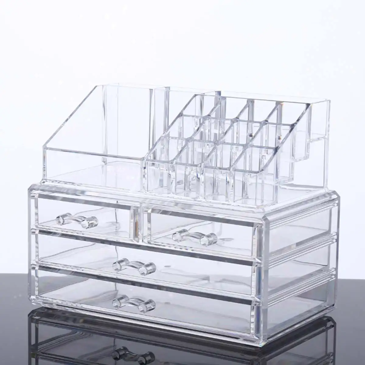 

Transparent Organizer Storage Boxes Jewelry Storage Acrylic Box For Cosmetics Organizer home Storage Drawers type