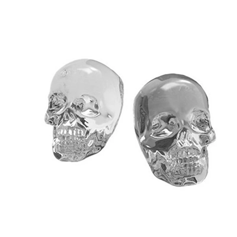 

Sale 1PC Hot Large Ice Cube Tray Pudding Mold 3D Skull Silicone Mold 4-Cavity DIY Ice Maker Household Use Kitchen Accessories