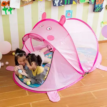 

Peppa pig original toys figure Kids Toys Tents Kids Play Tent Boy Girl Princess Castle Indoor Outdoor Kids Playhouse figure gift