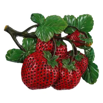 

1 Pc Fruits Hanging Decor Realistic Artificial Decorative Wall Decor Strawberry Decoration Hanging Ornament for Garden Park Home
