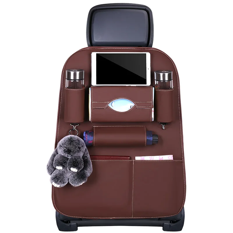 Органайзер для хранения на заднем сиденье автомобиля, Сумка с несколькими карманами, сшитая вручную, для автомобиля Honda CR-V CRV 2007-2011 - Название цвета: Ga color