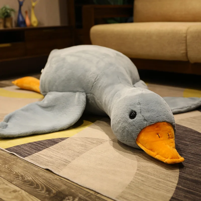 Fluffy Duck Plush Pillow