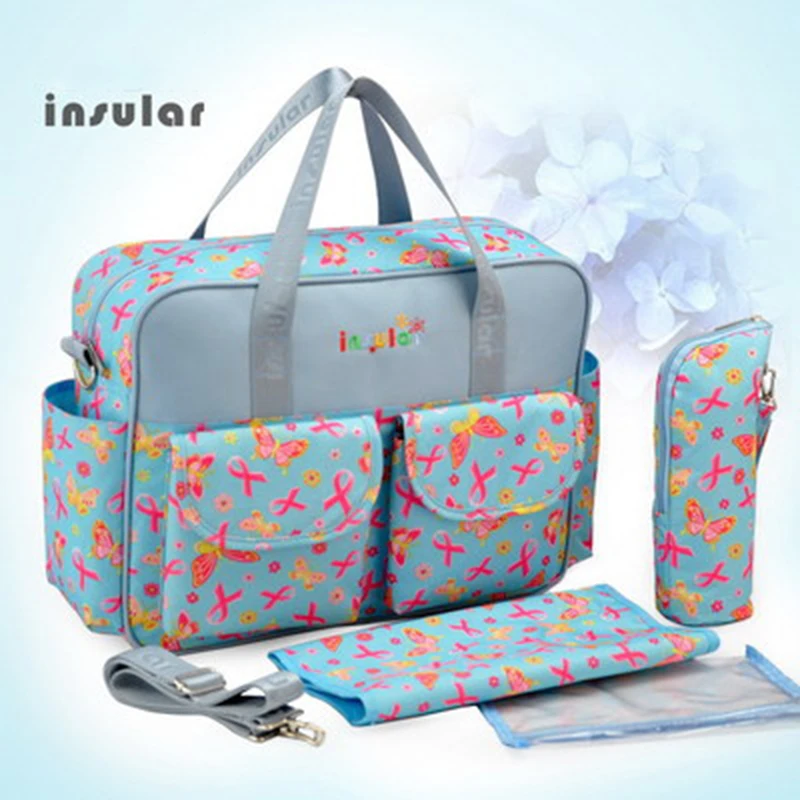 Fashion Diaper Bag Travel Waterproof And Increase Printing Handbag Place Child Items Bag Mommy Bag Pregnant Women's Bag For baby