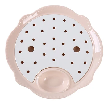 

Good Salehousehold Drain Lace Dumplings Dumplings Melamine Nordic Double Drain Tray Pastry Tray Home Tableware