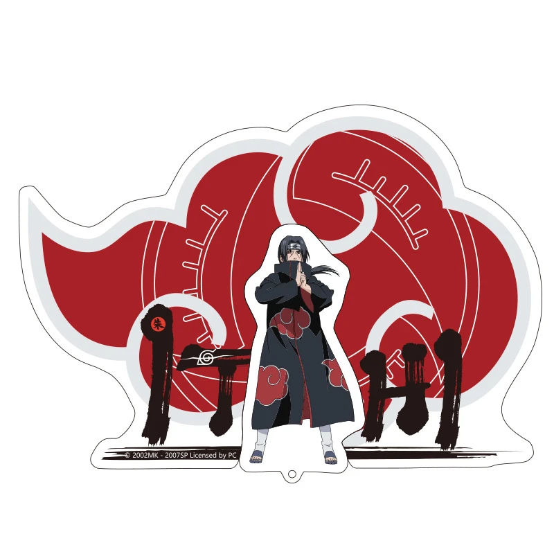 Аниме Итачи Учиха из “Наруто” Косплей-костюм SASUKE вспомогательное оборудование производства компании "Kakashi" подвесной акриловый брелок, Наклейка брелок для ключей бутафорская цепь игрушки подарки