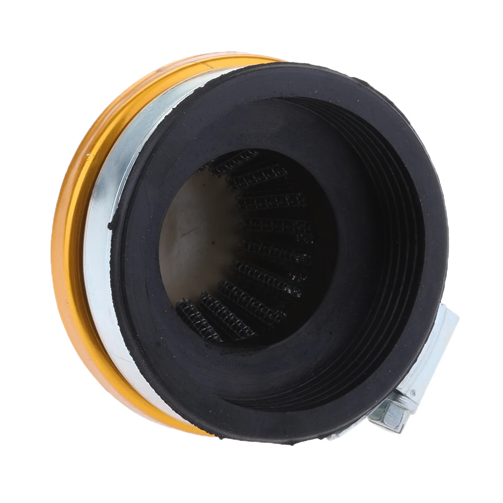 58mm Air Filter for HONDA SUZUKI KAWASAKI YAMAHA Carbureter Yellow