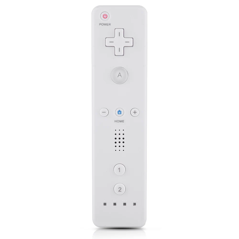 Game Controller Gamepad With Analog Joystick And Rubber Cover Game Handle Controllers For Wii Console - Цвет: Белый