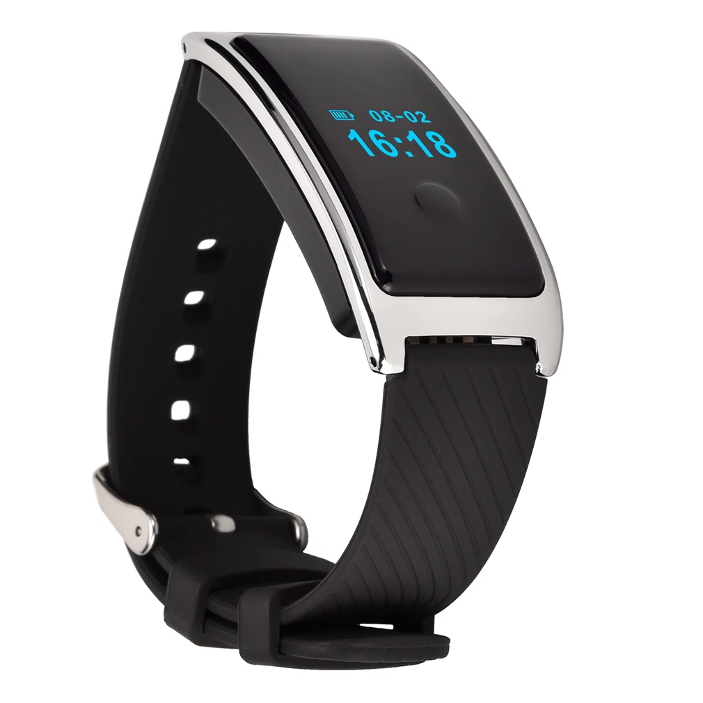 

Universal Men Women Bluetooth Heart Rate Wristband LED Screen Display Heart Rate Monitor Fitness Tracker Band In stock!