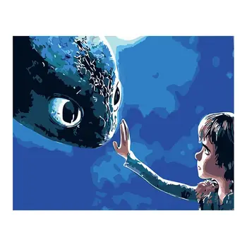 

Paint For Adults and Kids DIY Oil Painting Kits Pre-Printed Canvas Master