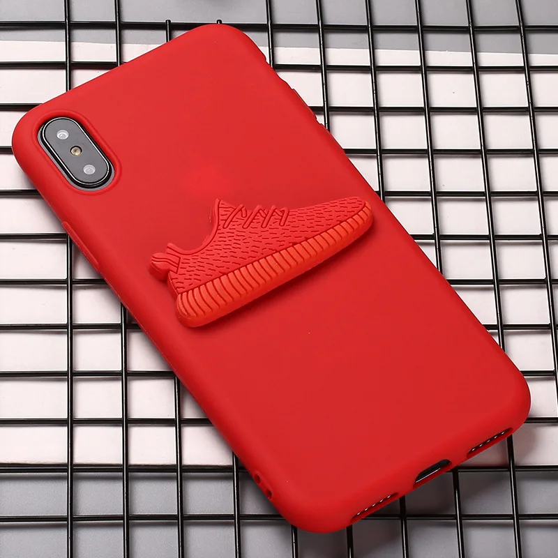 6 Модная 3D спортивная обувь 350 чехол для телефона для iPhone 11 pro X XS Max XR 6 7 8 s Plus яркий цветной Мягкий силиконовый чехол для пары - Цвет: 6