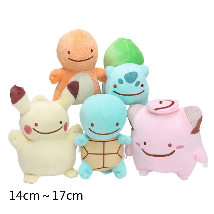 Pokémon Ditto Charmander Plush Stuffed Animal Toy 5” US Seller 