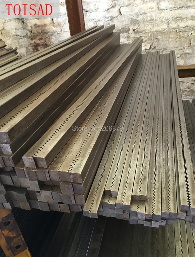 Прецизионная зубчатая рейка с ЧПУ 2.5Mod 20*20*1000 мм|toothed rack|gear rackcnc rack |