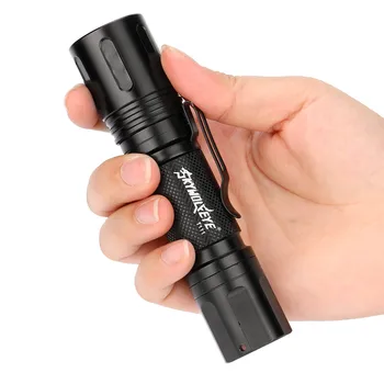 

Super Bright Flashlight Mini LED Waterproof 10000LM T6 Tactical Military Torch 18650 ZOOMABLE Flash Light Pocket Clip Book Lamp
