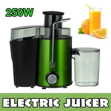 250 Вт многофункциональные электрические соковыжималки из нержавеющей стали, 2 скорости, для фруктов, овощей, пищевой блендер, миксер, экстрактор для дома