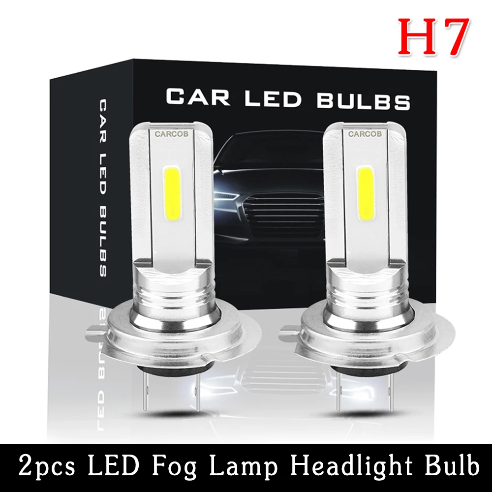 2 предмета H7 12V 24V 100W фары для автомобилей; большие размеры 36 светодиодный s Противотуманные фары лампы высокого Мощность 6500 к ксенон белый двусторонняя Автомобильный светодиодный налобный фонарь