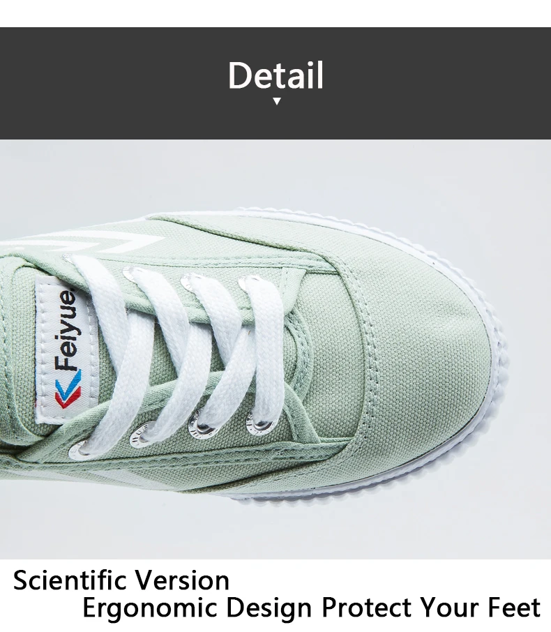 Feiyue/2122 г. Парусиновая обувь мужская женская обувь полусапожки вулканизированные кеды Удобная Нескользящая прочная обувь