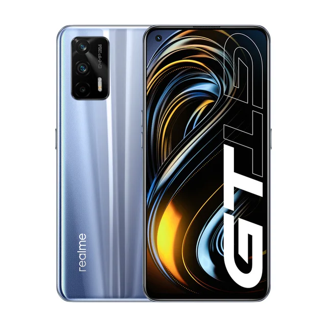 android 10 cellphones Global Version Original realme GT 5G phone 8GB 128GB NFC Snapdragon 888 65W Super Dart Charge 120Hz 6.43" AMOLED best android cell phone Android Phones