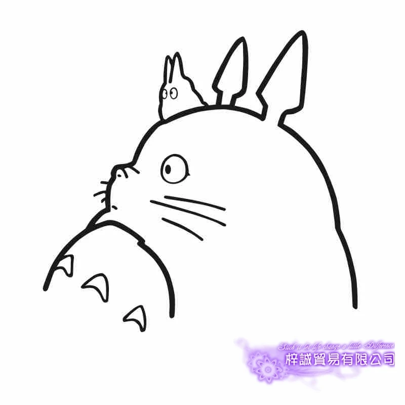 Pegatina Totoro Sticker Anime Cartoon Car Decal Sticker Vinyl Wall Stickers Decor Home Decoration