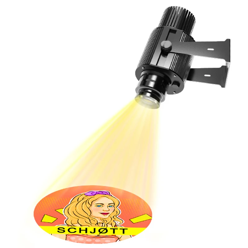 100W Gobo Light High Definition Silver Aluminum Waterproof Lobo