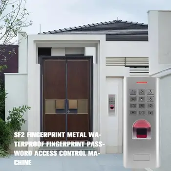

Sf2 Fingerprint Password Access Control Machine Fingerprint Metal Waterproof Metal Case With Double Door Interlock Function