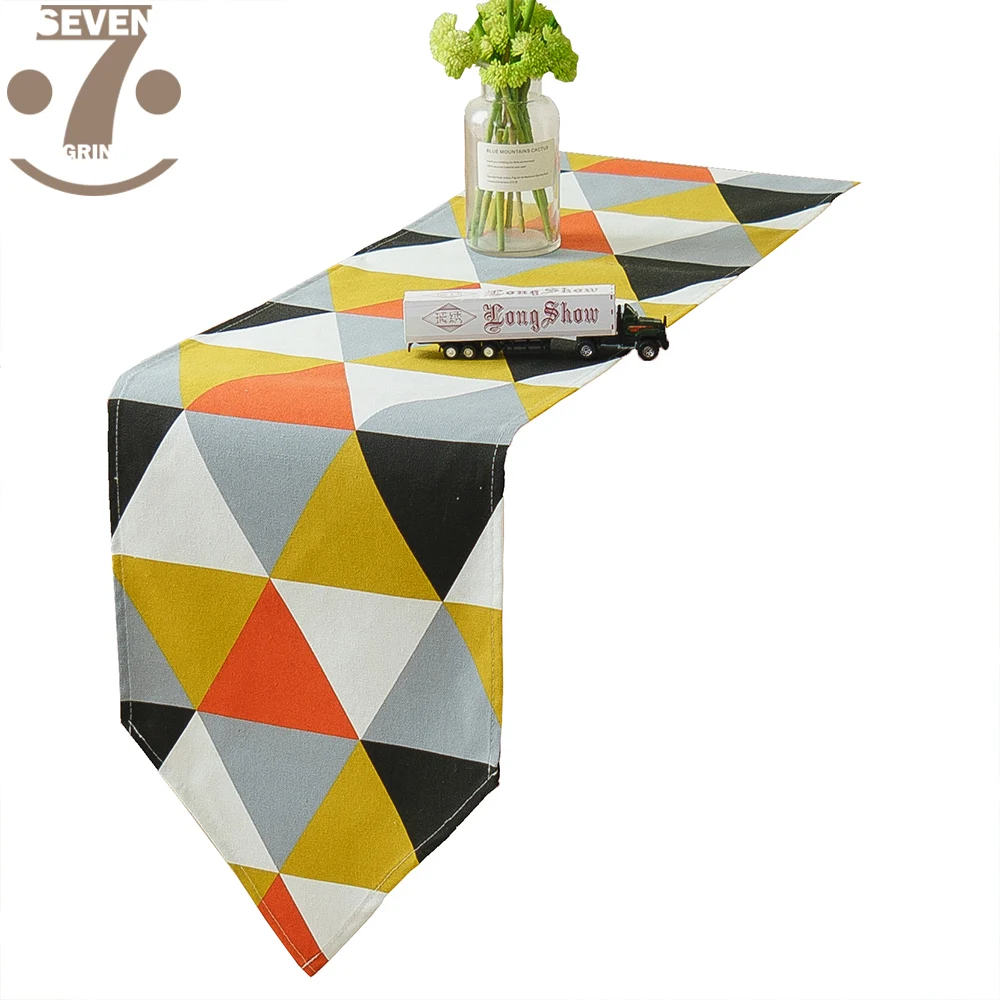 Домашний Декоративный обеденный банкет коричневый серый оранжевый Красочный