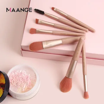 

MAANGE 4/7Pcs Makeup Brushes Set Powder Foundation Eye Blush Brush Cosmetic Professional Makeup Brush Kit Tools Maquiagem New