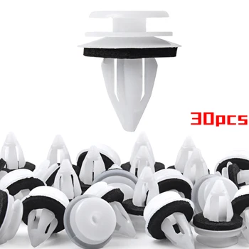 

QEEPEI 30PCS Door Panel Clips for BMW E36 E46 E53 E90 X3 X5 Mini Cooper Replace OEM 51418224768
