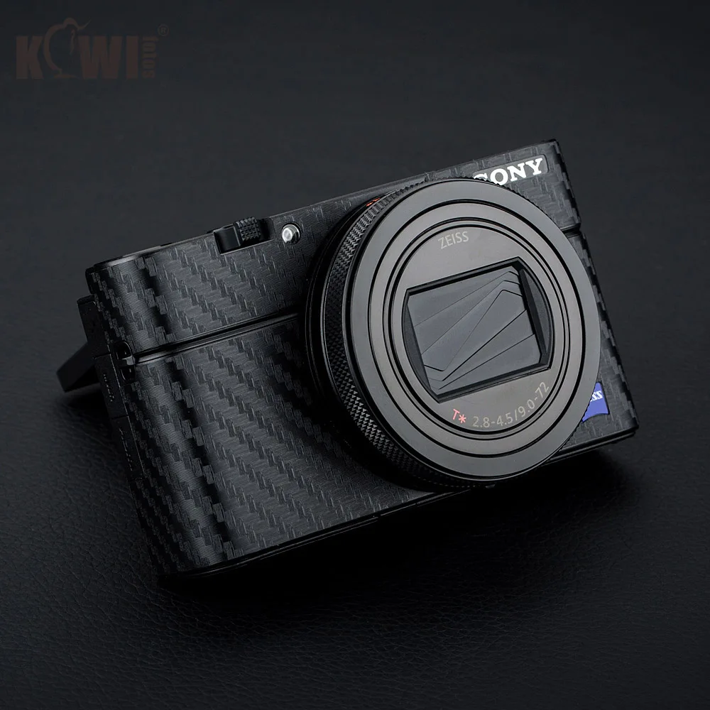 KIWIFOTOS KS-RX100VIICF камера из углеродного волокна пленка Комплект для sony RX100 VII с запасной пленкой камеры защита украшения