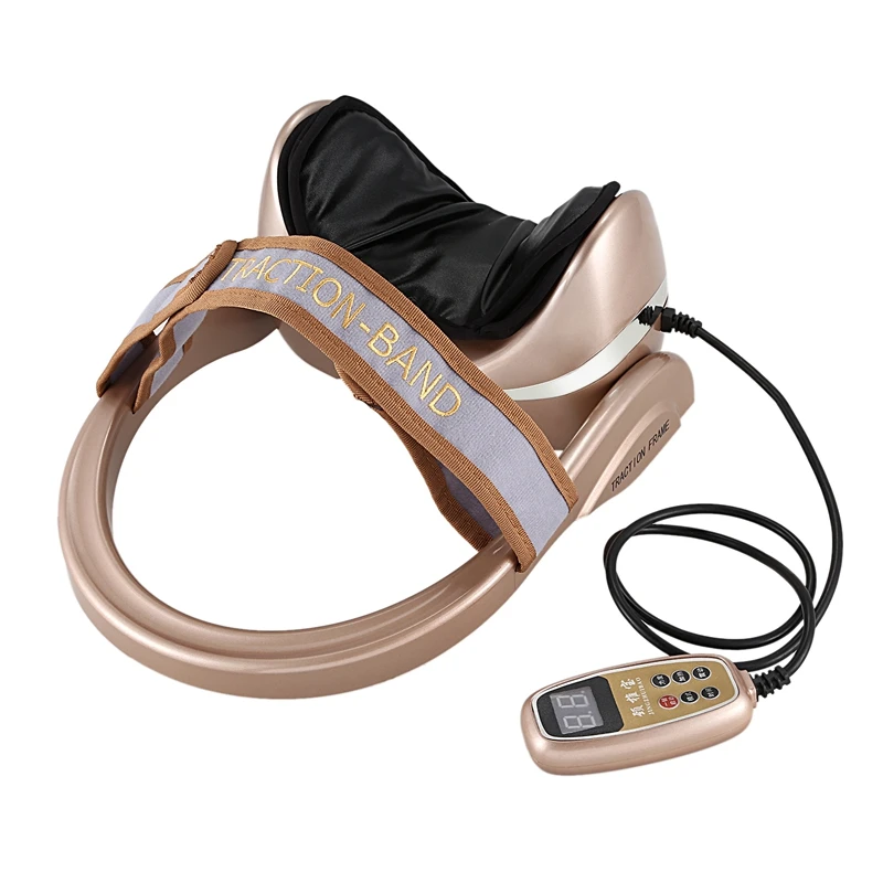 Neck Traction Filled Air Cervical Tractor Portable Posture Pump Relaxing Vertebra Massager Spine Mu