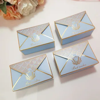 

5/10pcs Wedding Sugar Chocolate Dragee Paper Gift Box Party Favors Candy Bar Box Baby Shower Party Gift Packaging Wrapping Bags