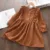 Bear Leader Girl Kids Dresses Fashion Baby Long SLeeve Casual Dress Children Solid Color Costumes 7