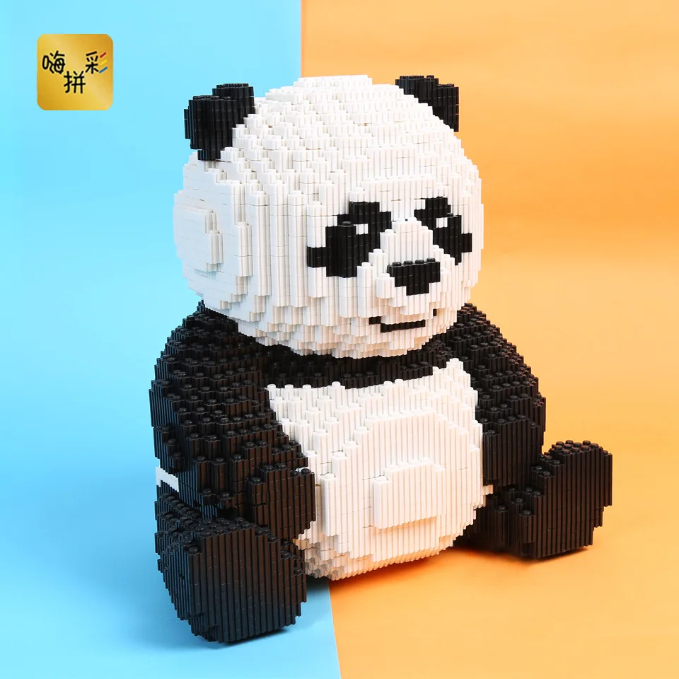 

Cai pin New Products Micro Granule Diamond Joint Building Blocks Compatible Educational Toy Children Boy Bamboo Panda