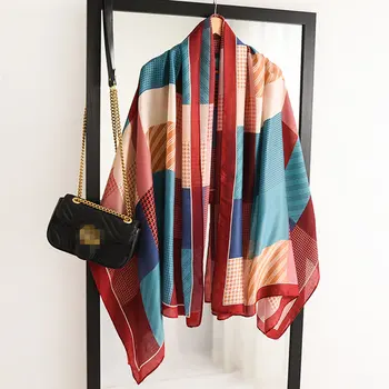 

KOI LEAPING Summer scarf female fashion wild cotton national wind tourism holiday seaside shawl beach towel