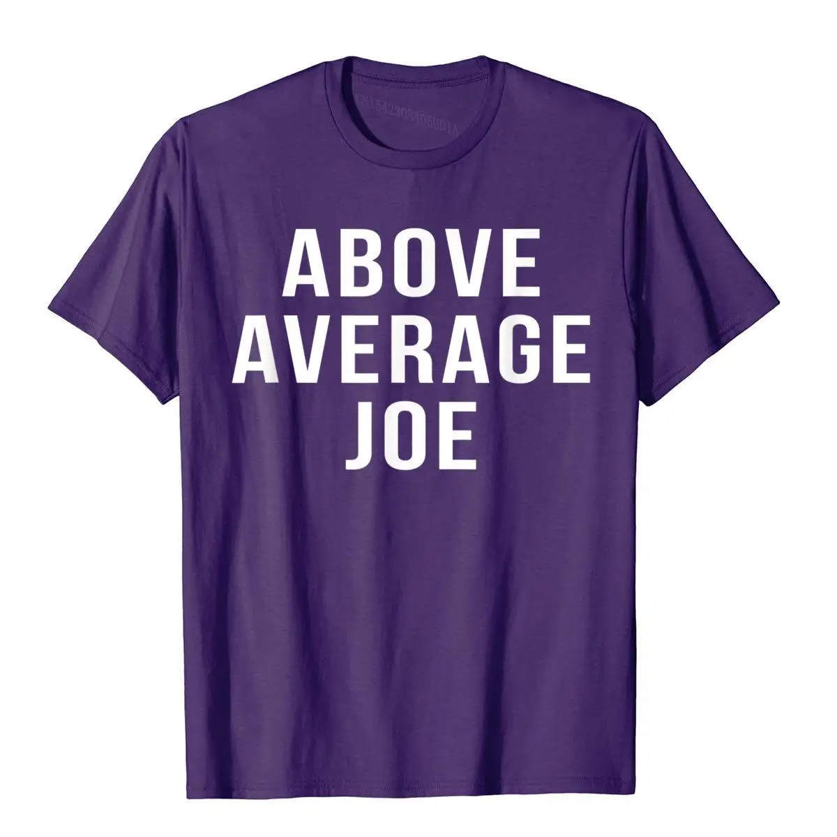 Above Average Joe Novelty Gifts Funny Name Shirts__B9282purple