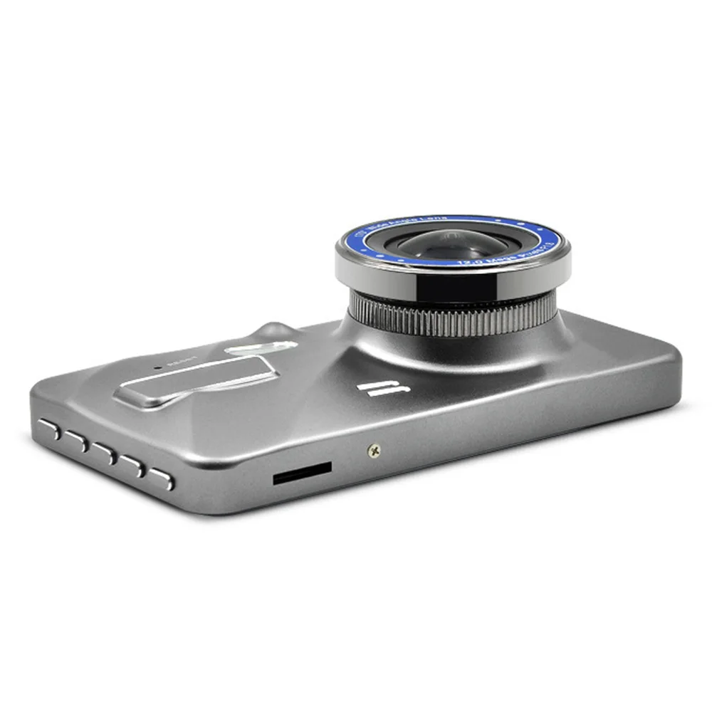 Автомобильный видеорегистратор Full HD 1080P Dash Cam с двойным объективом 4 дюйма ips экран WDR Автомобильная камера ночного видения видео рекордер g-сенсор режим парковки