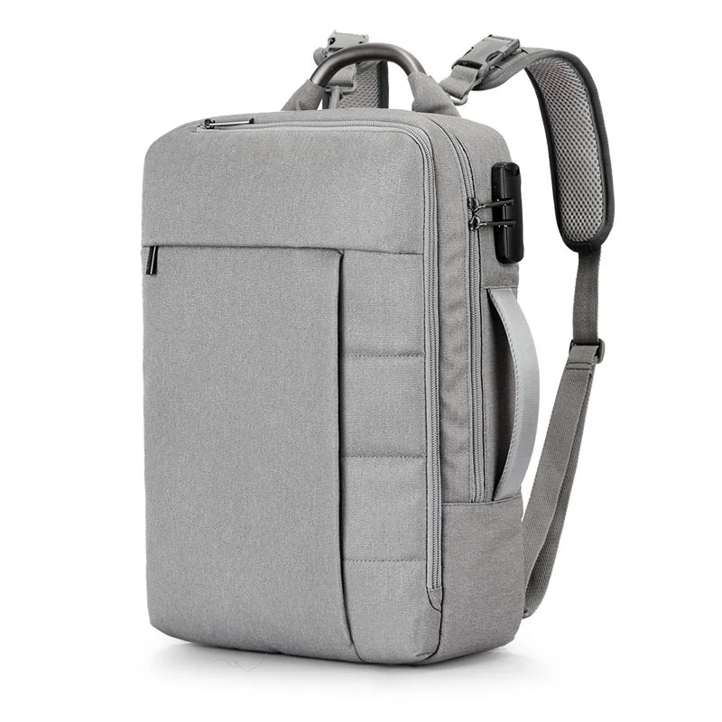 

Anti theft backpack men in college students' schoolbag Oxford cloth men's backpack wholesale