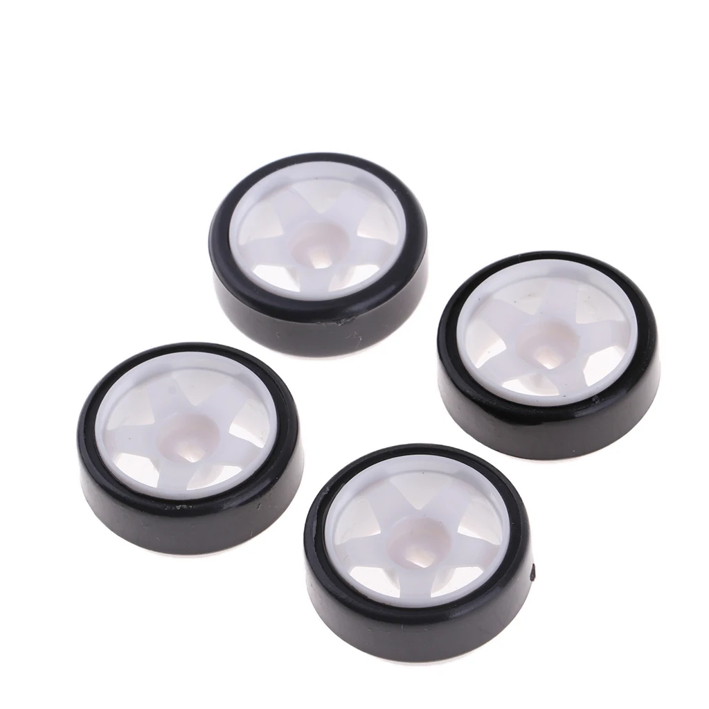 4pcs 1:28 Car Tyre Simulation Tire Toys Gifts RC Spare Parts for Children