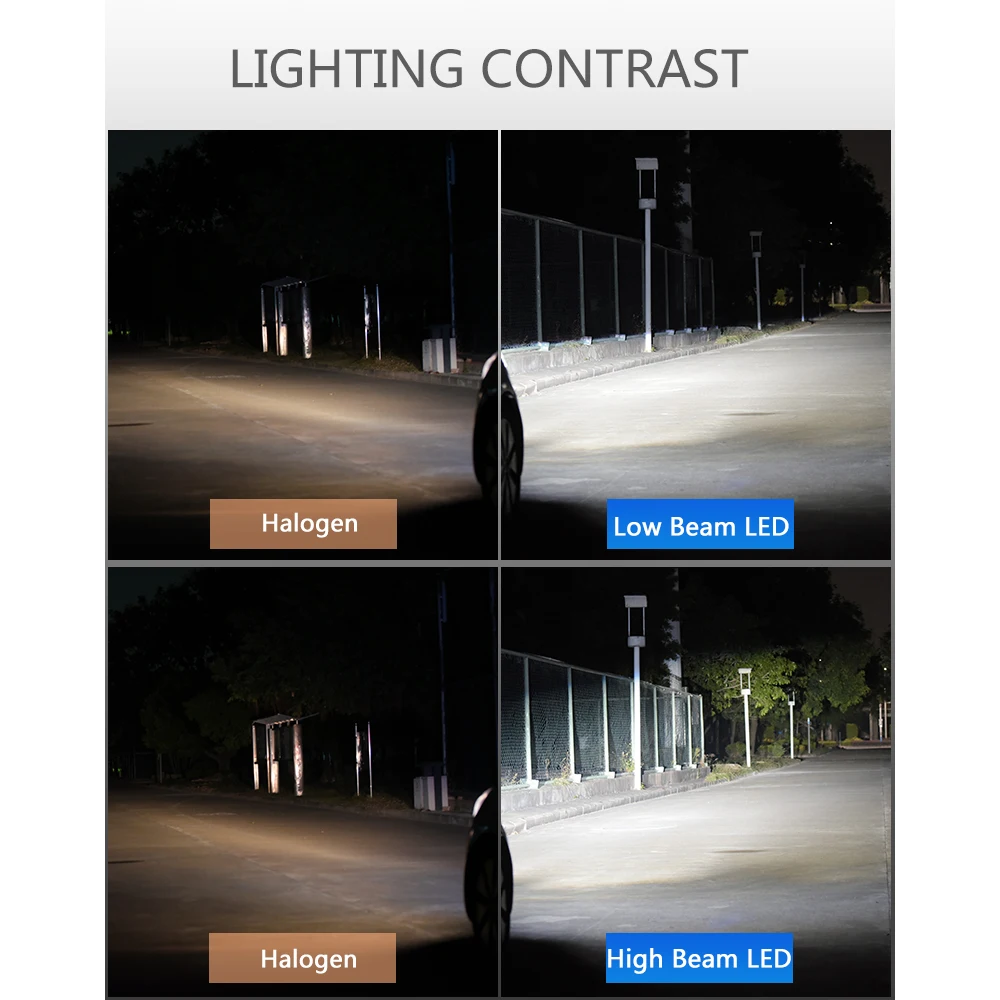 2X H7 H4 H11 H8 H1 HB3 9005 9006 H9 HB4 LED Canbus Светодиодная лампа для автомобильных фар 10000LM 100 Вт 6000