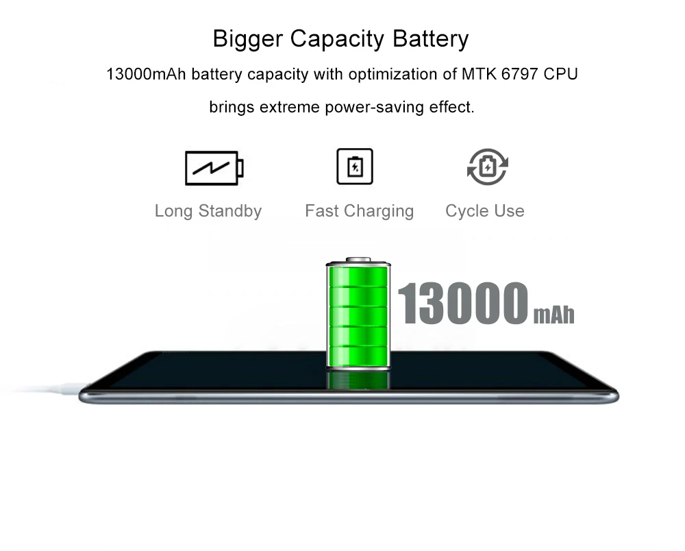 12 дюймов 2560x1600 MTK 6797X27 10 ядер Android 8,0 планшетный ПК 8 ГБ ОЗУ 64 Гб ПЗУ двойная камера 4G LTE Google маркет FM 2 в 1 планшеты