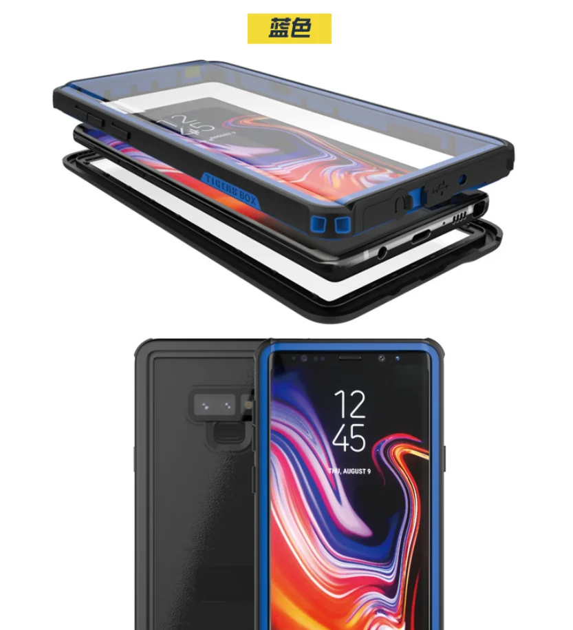 Водонепроницаемый защитный чехол для телефона samsung galaxy A50 A70 A40 A20 Note 8 9 10 S8 S9 S10 plus чехол для телефона r